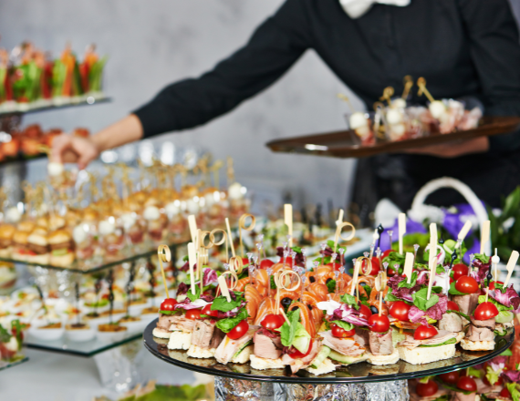 Servicios de catering de excelente calidad